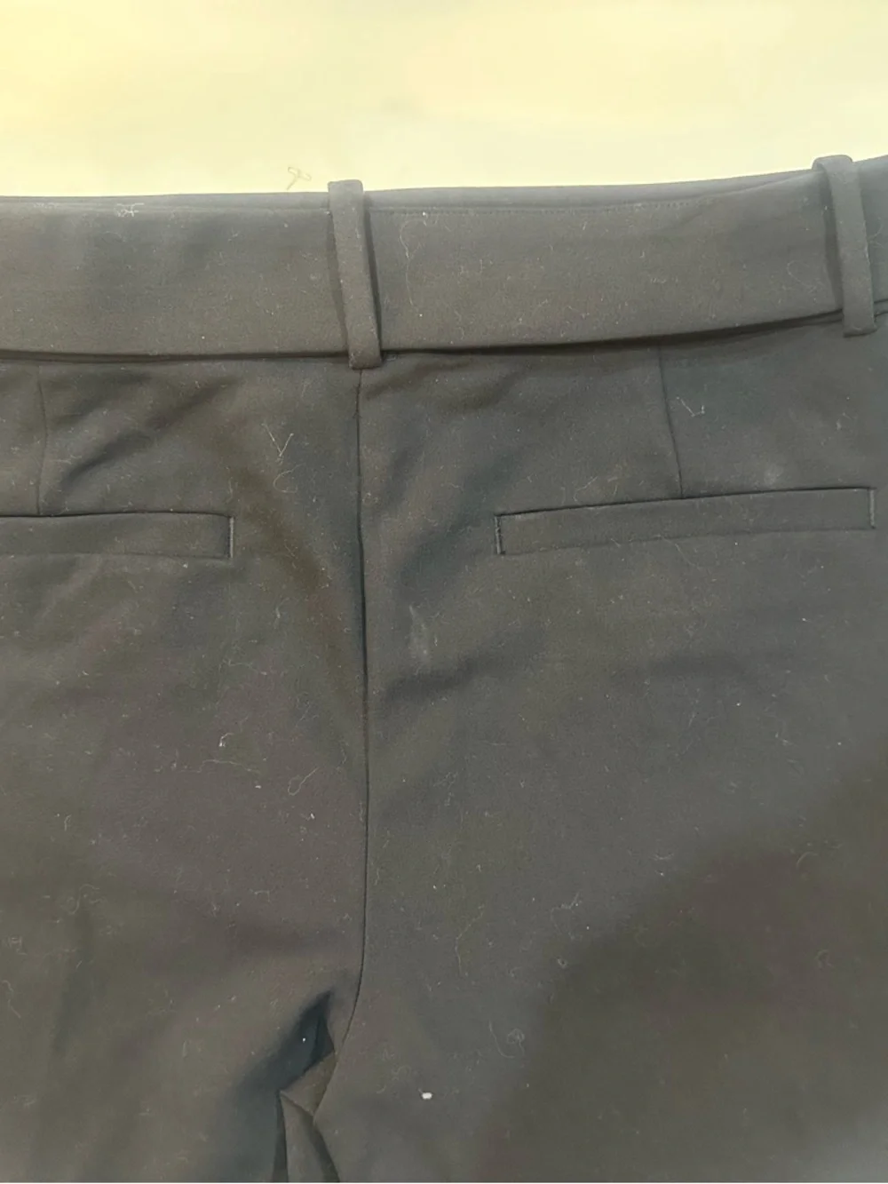 LOFT Black Riviera Tie Belt 4 Pocket Pintuck Stitch Detail Shorts - Size 6 - NWT - Picture 8 of 12
